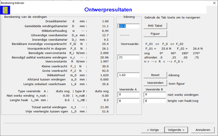 Dialoogvenster Ontwerp Trekveer