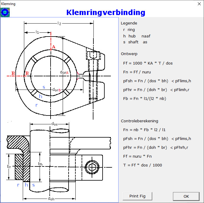 Clamping Ring Figure Dialog Box