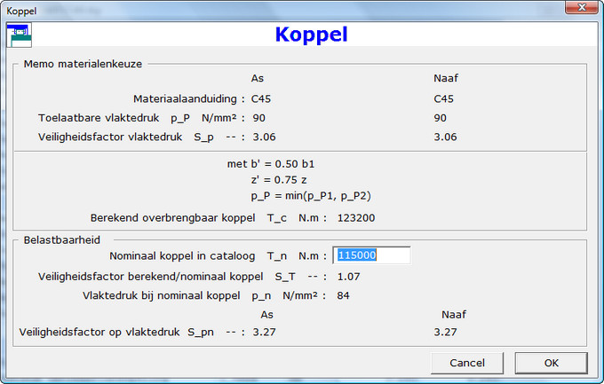 Dialoogvenster Overbrengbaar Koppel